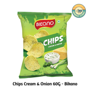Chips Cream & Onion 60G - Bikano