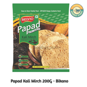 Papad Kali Mirch 200G – Bikano