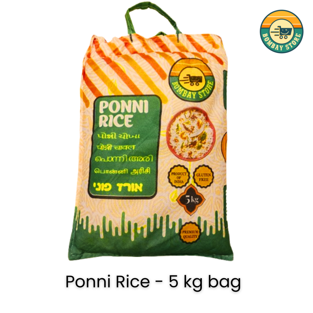 Ponni Raw Rice - 5 kg Bag