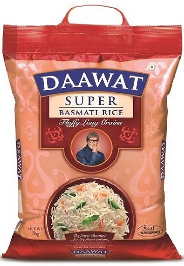 Daawat Super Basmati Rice - 5 kg Bag
